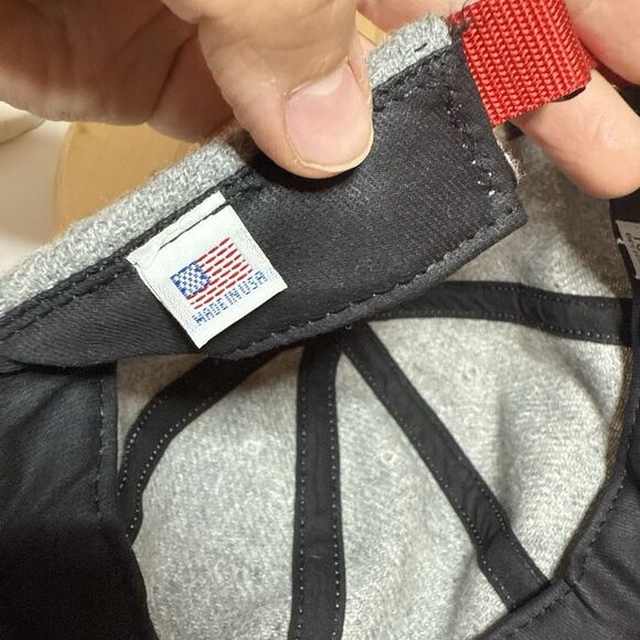 Topo Designs Wool Grey Ball Cap Adjustable Outdoor Hiking Hat Cap - Picture 6 of 6